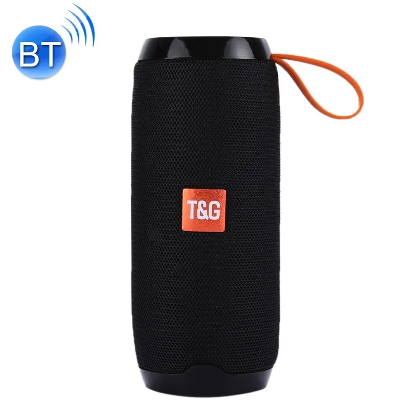 Hot Selling T&G TG106 Portable Wireless BT V4.2 Stereo Speaker with Handle ,Wireless Phone Special Design Speakers Black Color - ANKUX.COM