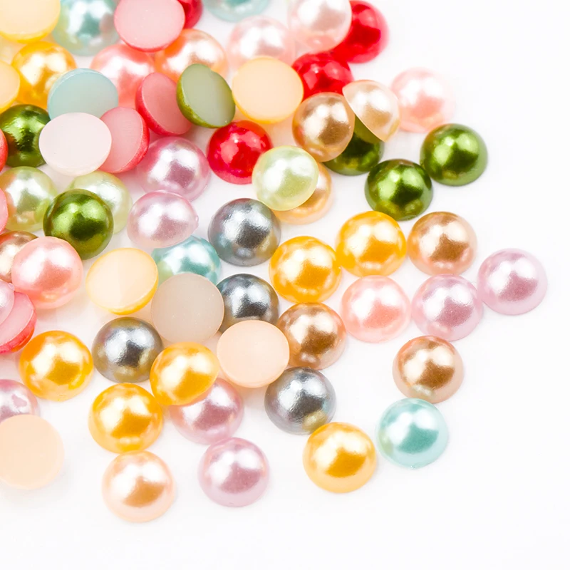 High Light Colorful AB Smooth Faceted Semi-circle Round Half Loose Pearls for DIY Decoration Making
High Light Colorful AB Smooth Faceted Semi-circle Round Half Loose Pearls for DIY Decoration Making