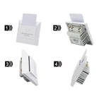 Logo Customization Power Switch Saver Good Price 220V/110V Hotel M1 Or Temic Card Power Switch Energy Saver with LED Light