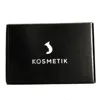 High quality Custom logo Glossy lamination black Paper packaging box