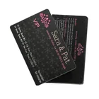 Custom Printed Fashion Design Plastic ID PVC Transparent Business Cards