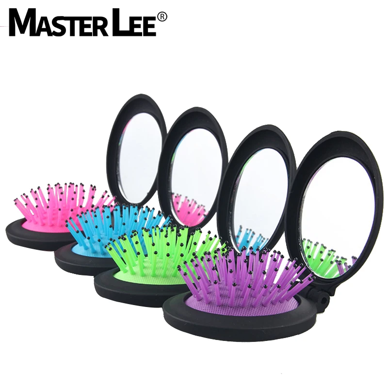 Masterlee Brand Wholesale Custom Portable Folding Mini Detangling Brush Small Hair Comb With Mirror
Masterlee Brand Wholesale Custom Portable Folding Mini Detangling Brush Small Hair Comb With Mirror