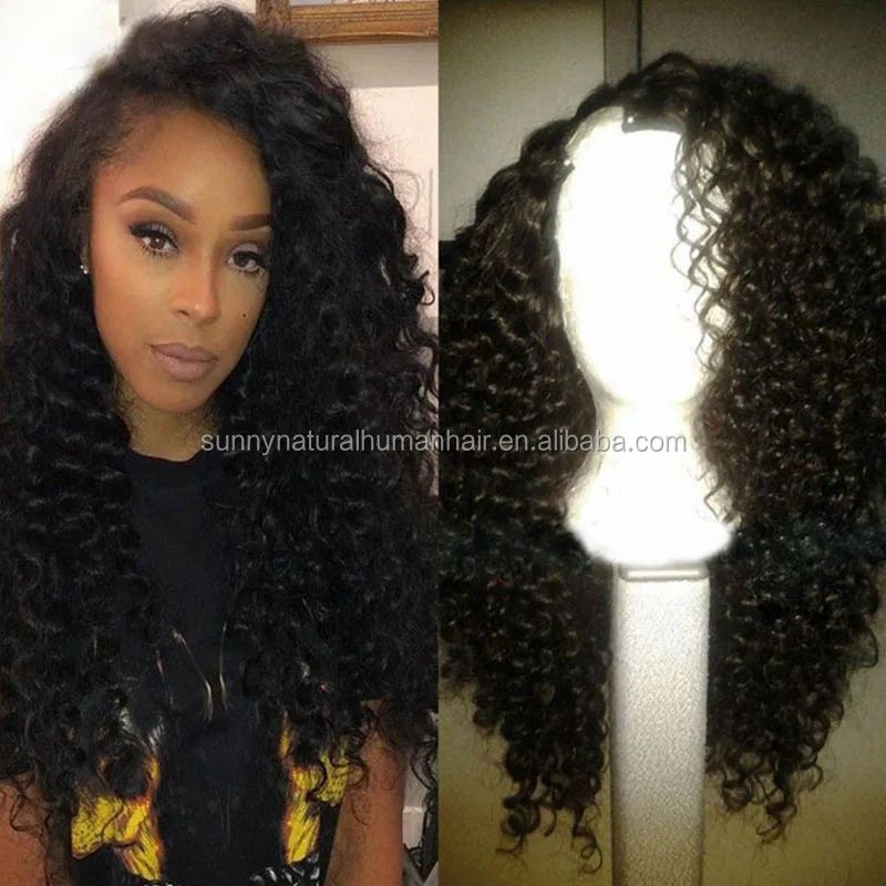 Unprocessed Brazilian U Part Human Hair Wigs For Black Women curly U Part Wig With Baby Hair Wigs, Natural color #1b
Unprocessed Brazilian U Part Human Hair Wigs For Black Women curly U Part Wig With Baby Hair Wigs, Natural color #1b