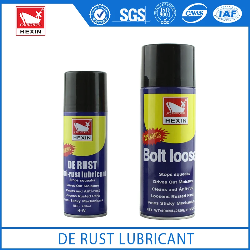 Anti Rust Cleaning Lubricant Agent Spray View Anti Rust Lubricant Spray Hexin Product Details From Guangzhou Hexin Industrial Co Ltd On