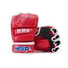 China wholesale custom logo boxing ufc half finger mma Gloves