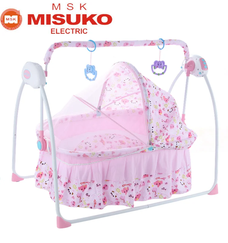 Wholesale Baby Crib Basket Cradle Electric Baby Swing Bassinet