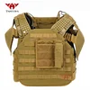 Yakeda anti stab tactical gear army bulletproof body armor self defense molle bullet proof vest military with shoulder armor