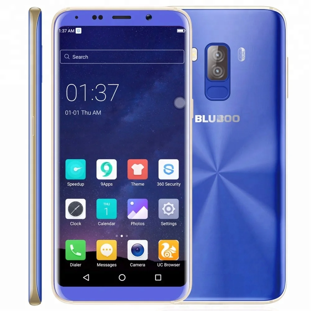 

Newest BLUBOO S8 5.7 inch 18:9 Full Display Android 7.0 MTK6750T Octa Core 3GB+32GB Dual rear cameras 4G Fingerprint smartphone, Black;white