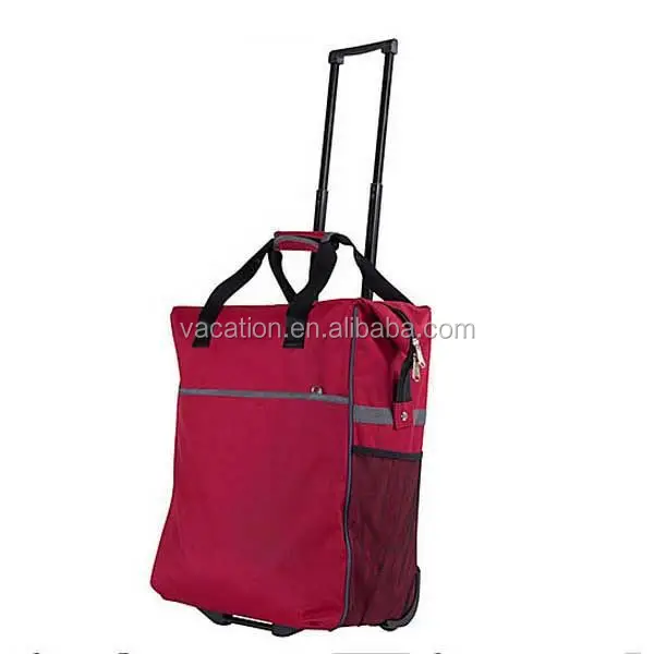 OEM foldable 4 wheels shopping trolley bag in cheap price