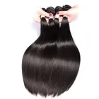 whole price soft virgin unprocessed human hair bundle 100% cuticle aligned no shedding straight hair with low price