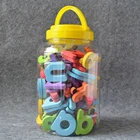 Magnetic jigsaw puzzle toys for boys and girls high-end magnet fridge magnet letters Game barrel