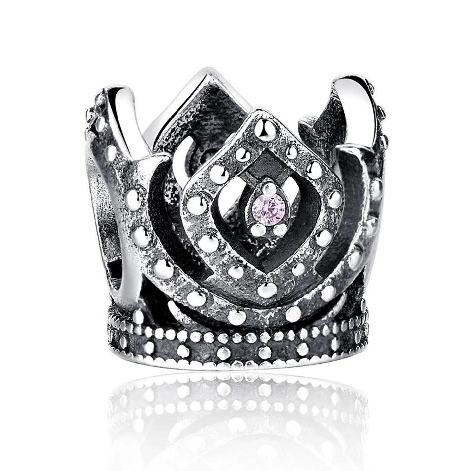 925 Sterling Silver Charm Inlaid Zircon European Style Crown-shape Beads For Bangle Fine Jewelry Accessories
925 Sterling Silver Charm Inlaid Zircon European Style Crown-shape Beads For Bangle Fine Jewelry Accessories