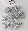 20cm snowflake tinsel hanging wholesale christmas tinsel PVC wired garland home decoration