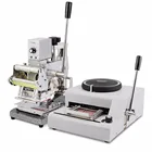2pcs bundle order Embosser Hot Stamping Machine for Pvc Card