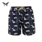New style men sublimated hawaiian print board beach shorts