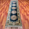 /product-detail/huasi-2-5x10ft-handmade-turkish-rug-runner-turkey-handknotted-blue-silk-carpet-price-60544381590.html