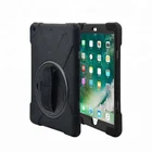 Best Selling silicone shockproof heavy duty case for iPad air 9.7 tablet with back stand and speaker