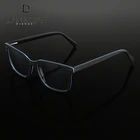 Best price new fashion acetate black eyeglasses frame custom color