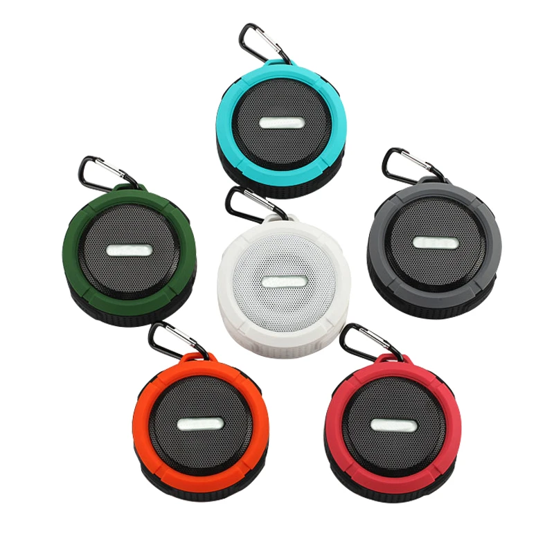 Amazon 2019 Trending Products Wireless Car Bluetooth Speaker Outdoor Sport Portable C6 Waterproof shower Speakerwith suction cup - ANKUX.COM