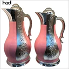 China manufacturer stainless steel double wall jebena ethiopian arabic coffee pot dallah dubai for sale