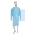 White lab coat uniform disposable pp surgical gown