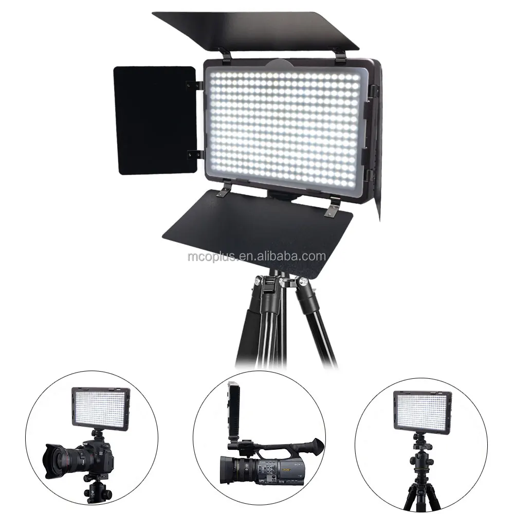 Mcoplus LED-340A CRI95 1600LM Video Led Light studio slim light with barndoor for Camera Camcorder
Mcoplus LED-340A CRI95 1600LM Video Led Light studio slim light with barndoor for Camera Camcorder