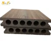 Natural feeling bicolour crack-resistant coextrusion wpc decking