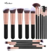 Amazon Top Seller 2019 Professional 16pcs Cosmetics Makeup Brush Set Powder Blush Blending Foundation Kabuki