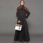 simple designs turkish modern women black kimono muslim abaya