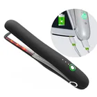 Professional car plug mini rechargeable cordless flat iron cerarmic hair straightener
