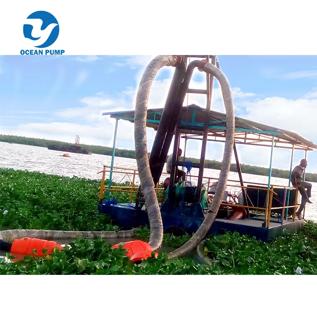 mini dredge sand floating barges for sale