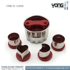 6-Piece Classic Linzer Cookie Cutter Set fondant mold