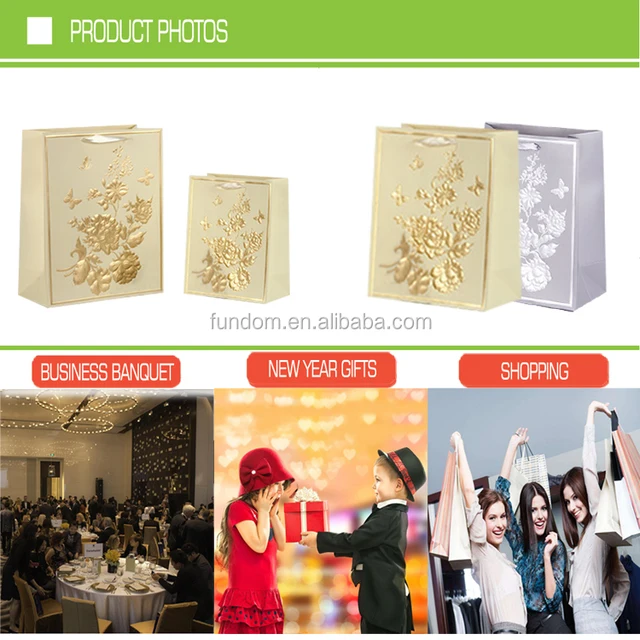 luxury matte embossing gold goil hot stamping gift paper present
