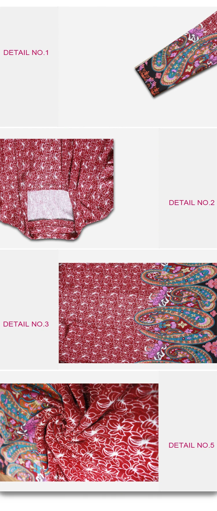 2017 Long Sleeve Women Paisley Ethnic Print Floral Print Tunic