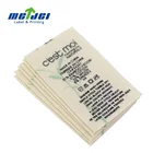 Custom printed straight cut cotton clothing care labels