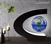 Chinese style Acrylic magnetic levitation floating world globe and rotating suspended display for gift