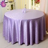 Hot Sale wedding polyester damask table cover hand embroidered linen tablecloth