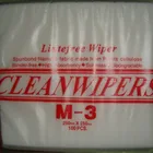 Nonwoven polyester cleanroom wipe for industrial stencil clean wiper