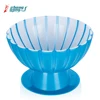 Eco friendly plastic pp decorative ripening fruit bowl with stand