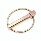 Quick release high precision brass lynch pin safety pin