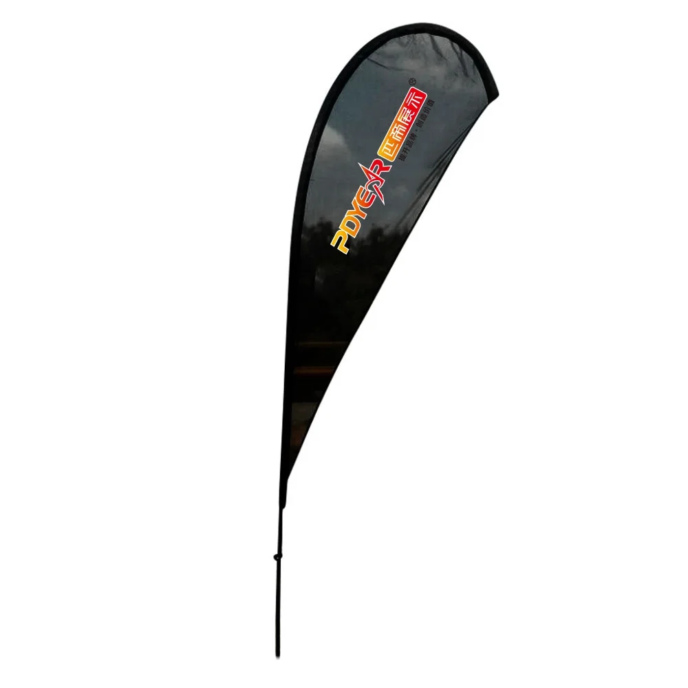 Fast Shipping Custom Large Size Beach Banner Teardrop Flying Flag