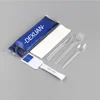 8IN1 Heavy Duty Custom Clear Airline Disposable Plastic Cutlery Set with Napkin