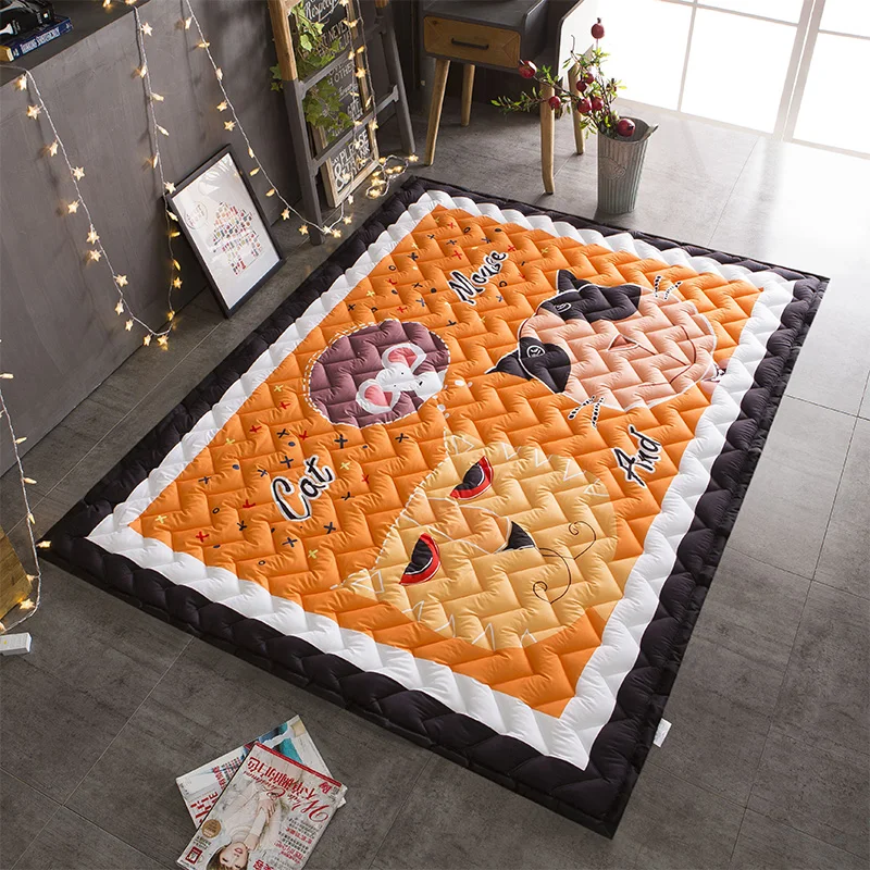 abc animal printed plush pad play mat rug for newborn baby crawl.jpg