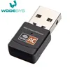 WiFi Adapter AC600 USB Wireless Adapter 2.4GHz/5.8GHz Dual Band Network Lan Card for Windows 10/8.1/8/7/XP