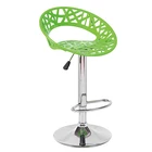 Modern cheap kitchen designs metal base plastic dining room chairs
