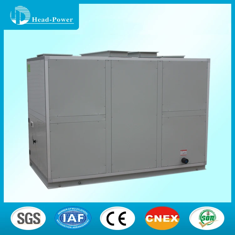 Heat pump heat recovery fresh air handling unit independent fresh air refrigerating system