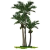 Cheap price sale large indoor and outdoor decoration palm trees plastic artificial coconut tree