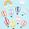 Air Balloon Shape Resin Ornaments Flat Back Cabochons DIY Crafts Charms For Slime Kit Phone Decoration