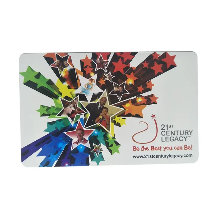 matte finish printed pvc rewritable magnetic stripe card
