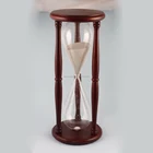 2 Hours Solid Wood White Sand Big Hourglass